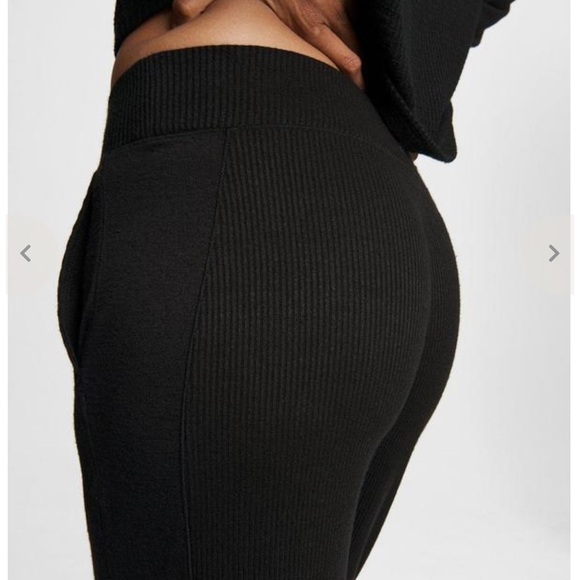 Rag & Bone Jersey Rib Knit Pants Size Medium Side Pockets Jogger Style Comfy - Picture 3 of 10